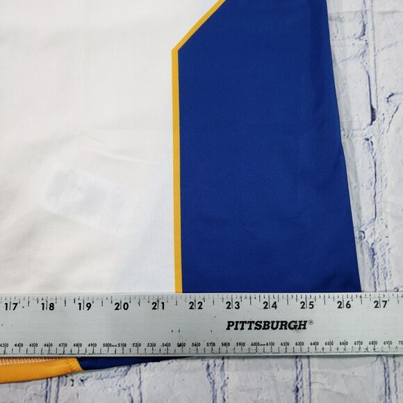 Adidas MENS SIZE 2XL Custom DAWGS White Blue Gold Soccer Jersey Shirt - Picture 9 of 12